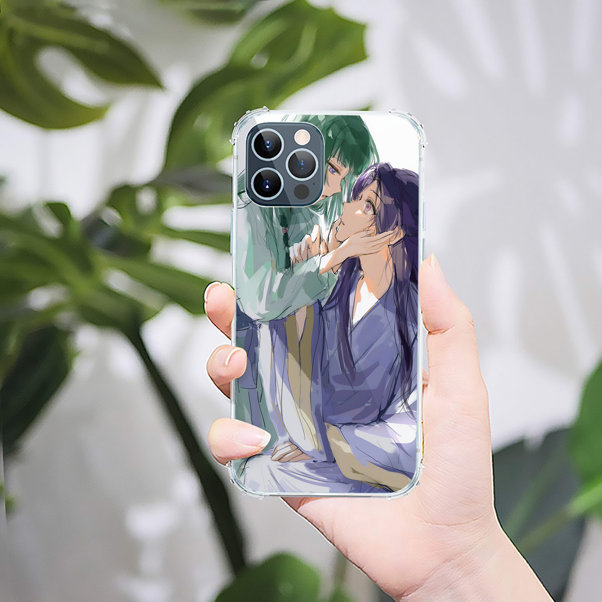 （画像用） 薬屋のひとりごと The Apothecary Diaries 【iPhone 12シリーズ対応】透明スマホケース（クリアソフトケース）